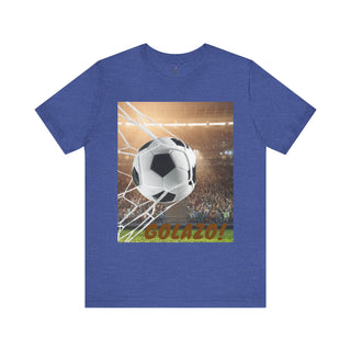 Soccer Goal Celebration Tee, Perfect for Game Day, Sports Fans Gift, Lightweight Jersey Shirt for Athletes, GOLAZO T-Shirt