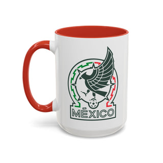 Mexico Soccer Crest Mug | Accent Coffee Mug 11oz 15oz