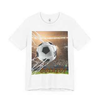 Soccer Goal Celebration Tee, Perfect for Game Day, Sports Fans Gift, Lightweight Jersey Shirt for Athletes, GOLAZO T-Shirt