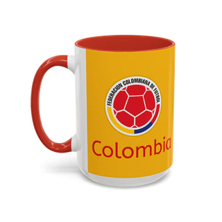Federación Colombiana de Fútbol Logo Mug | Accent Coffee Mug