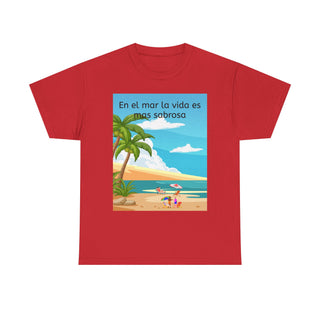 Beach Vibes Tee, Summer T-Shirt, Tropical Shirt, Casual Wear, Vacation Apparel, Gift for Beach Lovers