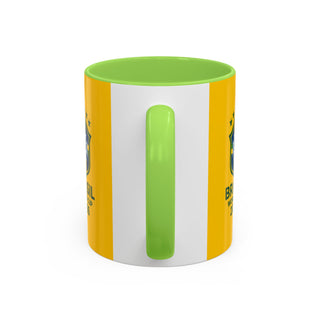 Brasil World Cup 2026 Mug | Yellow Soccer Crest, 11oz or 15oz