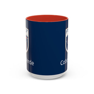 Cabo Verde Football Crest Mug | Accent Coffee Mug 11oz 15oz
