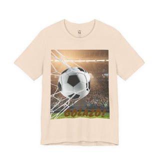 Soccer Goal Celebration Tee, Perfect for Game Day, Sports Fans Gift, Lightweight Jersey Shirt for Athletes, GOLAZO T-Shirt