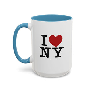 Cityscape Accent Mug - New York, New York, Travel Coffee Cup, Urban Skyline Tea Mug, Big Apple Souvenir, NYC Gift