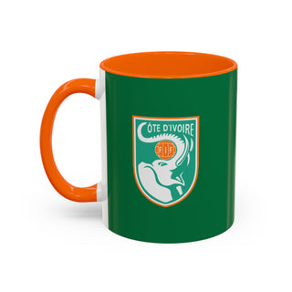Côte d'Ivoire Elephant Crest Mug | Accent Coffee Mug (11/15oz)