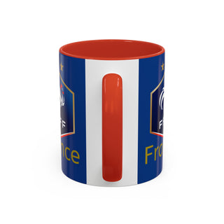 France Football Crest Mug | Accent Coffee Mug 11oz 15oz