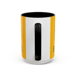 Brasil Crest  Football Mug | Accent Coffee Mug 11oz 15oz