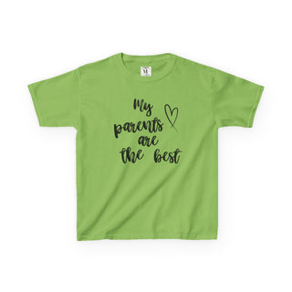 Kids T-Shirt - My Parents Are the Best - Perfect Gift for Anniversaries, Families, Casual.