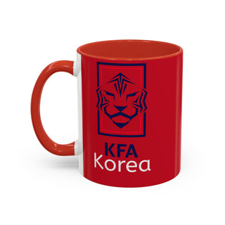 KFA Korea Tiger Logo Coffee Mug | Accent Color 11oz 15oz