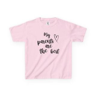 Kids T-Shirt - My Parents Are the Best - Perfect Gift for Anniversaries, Families, Casual.