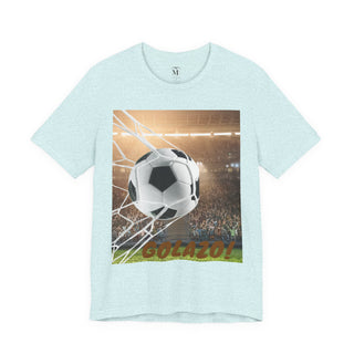 Soccer Goal Celebration Tee, Perfect for Game Day, Sports Fans Gift, Lightweight Jersey Shirt for Athletes, GOLAZO T-Shirt
