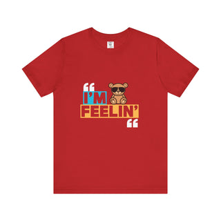 Unisex Jersey Tee - I'm Feelin' Good Vibe Shirt, Casual Wear, Gift for Friends, Summer Fashion, Fun Statement Tee