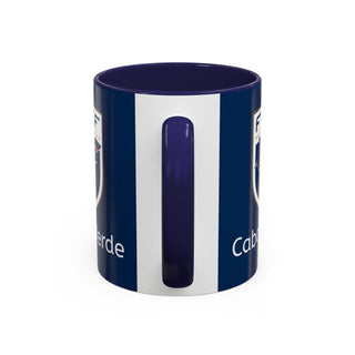 Cabo Verde Football Crest Mug | Accent Coffee Mug 11oz 15oz