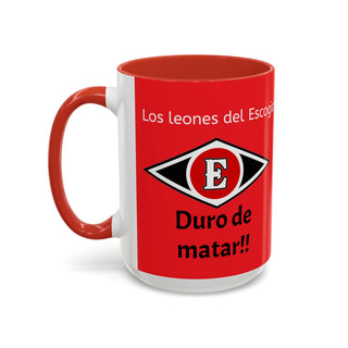 Los Leones del Escogido Logo Mug | Duro de Matar coffee mug