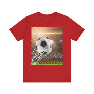 Soccer Goal Celebration Tee, Perfect for Game Day, Sports Fans Gift, Lightweight Jersey Shirt for Athletes, GOLAZO T-Shirt