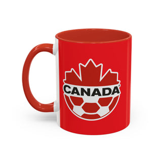 Canada Soccer Logo Mug | Accent Coffee Mug 11oz 15oz