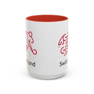 Switzerland Logo Mug | Accent Coffee Mug 11oz 15oz