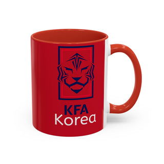 KFA Korea Tiger Logo Coffee Mug | Accent Color 11oz 15oz