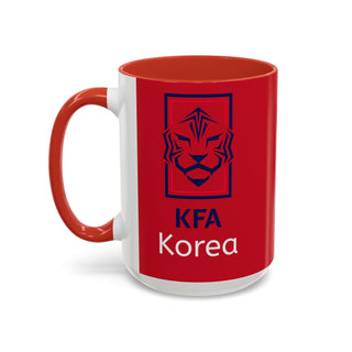 KFA Korea Tiger Logo Coffee Mug | Accent Color 11oz 15oz