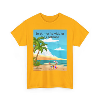 Beach Vibes Tee, Summer T-Shirt, Tropical Shirt, Casual Wear, Vacation Apparel, Gift for Beach Lovers