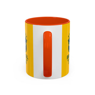 Brasil World Cup 2026 Mug | Yellow Soccer Crest, 11oz or 15oz