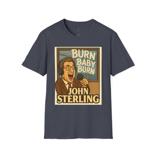 Baseball Unisex T-Shirt - Yankees commentator John Sterling 'Burn baby Burn'