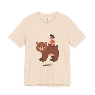 T-Shirt Sonia Teddy Bear Unisex Jersey Short Sleeve Tee