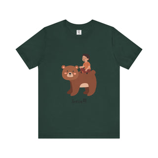 T-Shirt Sonia Teddy Bear Unisex Jersey Short Sleeve Tee
