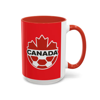 Canada Soccer Logo Mug | Accent Coffee Mug 11oz 15oz