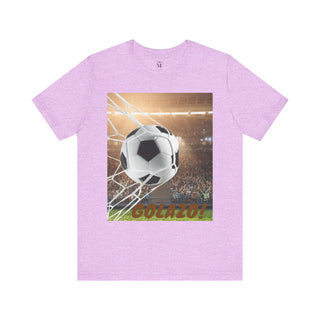 Soccer Goal Celebration Tee, Perfect for Game Day, Sports Fans Gift, Lightweight Jersey Shirt for Athletes, GOLAZO T-Shirt