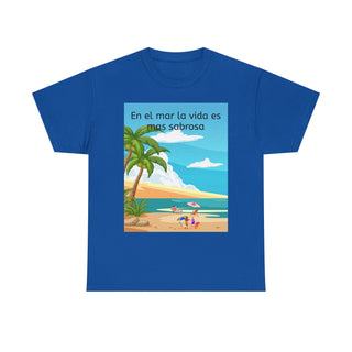 Beach Vibes Tee, Summer T-Shirt, Tropical Shirt, Casual Wear, Vacation Apparel, Gift for Beach Lovers