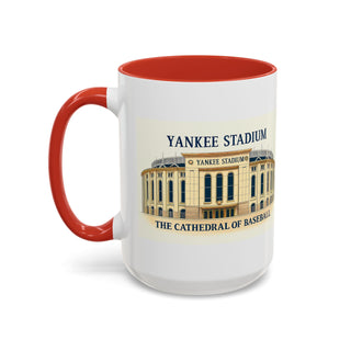 Yankee Stadium Accent Coffee Mug | Baseball Fan Gift, Sports Mug, Coffee Lover, Collectible Mug, Home Bar Decor
