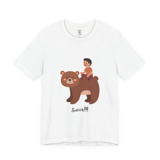 T-Shirt Sonia Teddy Bear Unisex Jersey Short Sleeve Tee
