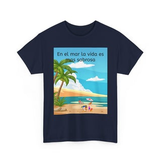 Beach Vibes Tee, Summer T-Shirt, Tropical Shirt, Casual Wear, Vacation Apparel, Gift for Beach Lovers